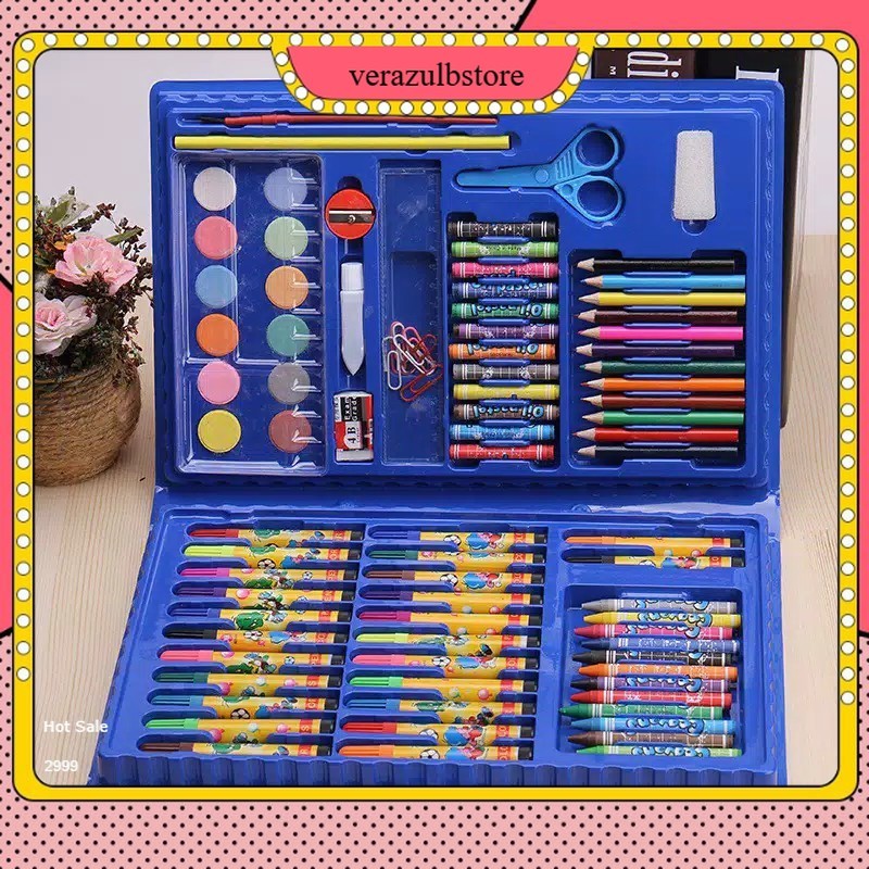 

Diskon !! Crayon Anak Set 86pcs / Krayon Mewarnai Anak 86pcs / Pensil Warna Set 86pcs Berkualitas