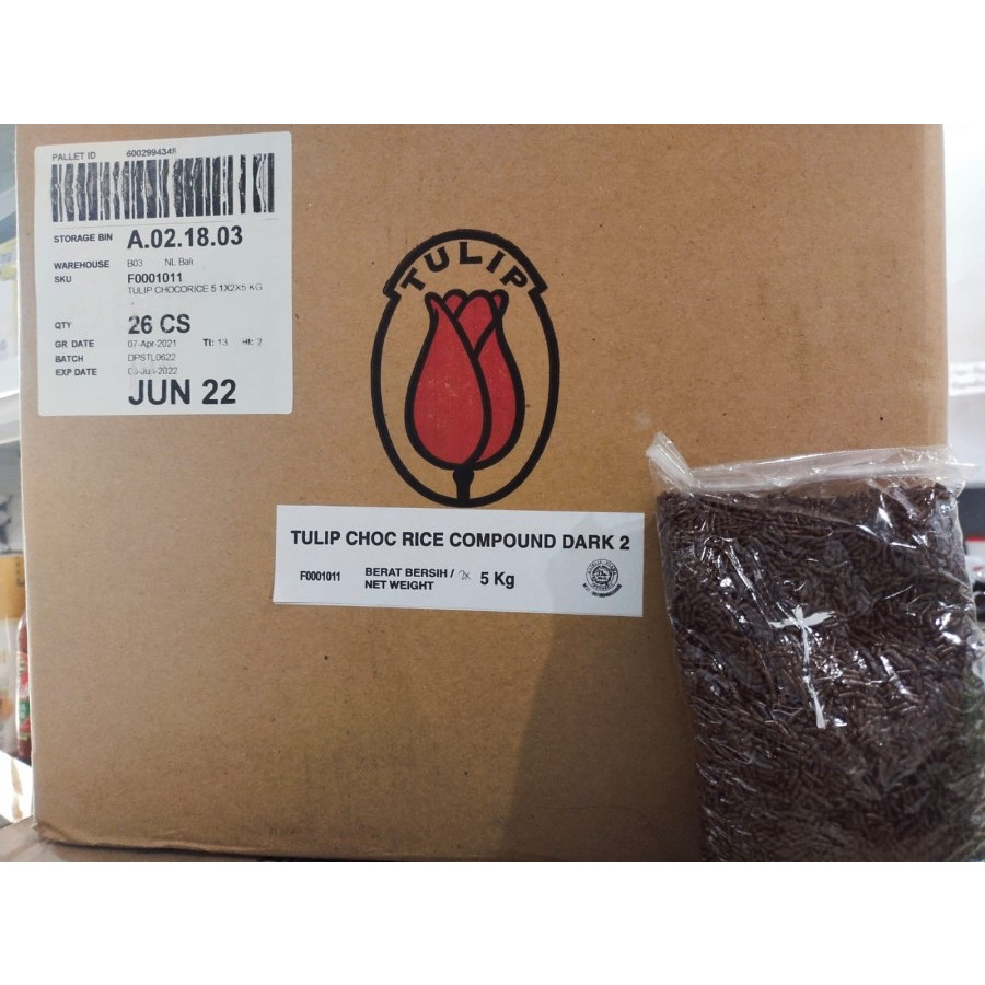 

Meses Tulip / Tulip Chocorice Dark 250 Gram - 1 Kg - 250 Gram