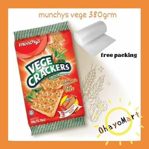 

pekanbaru /Munchys Vege Crackers / Kraker rasa Sayur / Munchy's cracker 380g