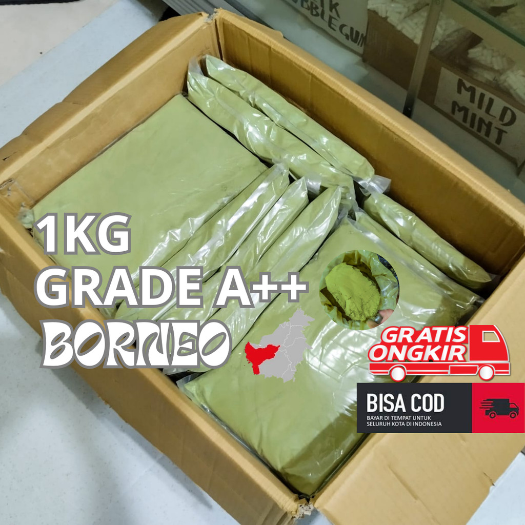 Purik Sangat Ijo Bubuk Keratouhms Hijau Murah berkualitas A+++(S+)(S+) 1kg
