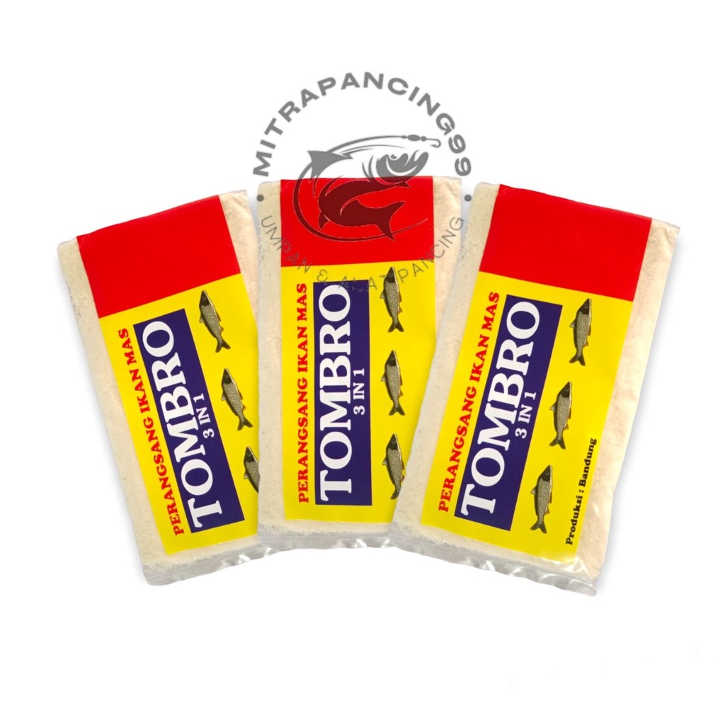 Umpan Pancing Tombro 3 In 1 - Umpan Ikan Mas