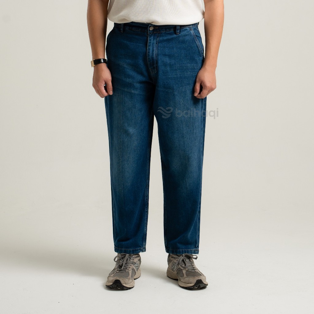 Baihaqi Sirwal Relax Denim Full Cotton - Desain Relax Fit untuk Tampilan Modis & Nyaman | Sirwal Den