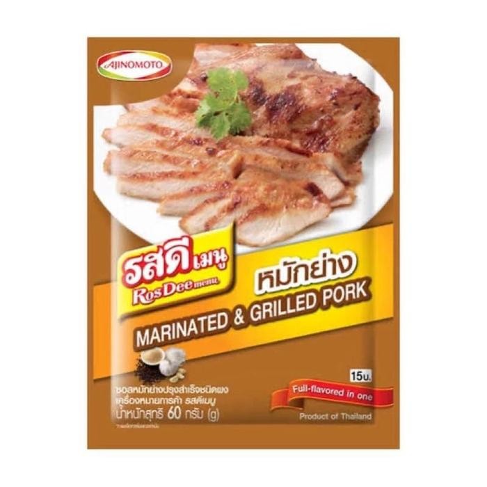 

Best Seller~[Baru] Ajinomoto Rosdee Bumbu Instant rasa Marinated and Grilled Pork 60 g - Marinated grill