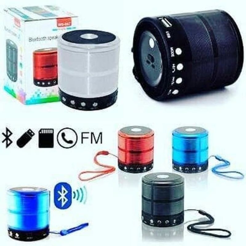 Fleco Speaker mini fleco ws-931 bluetooth wireless , mini portable speaker murah