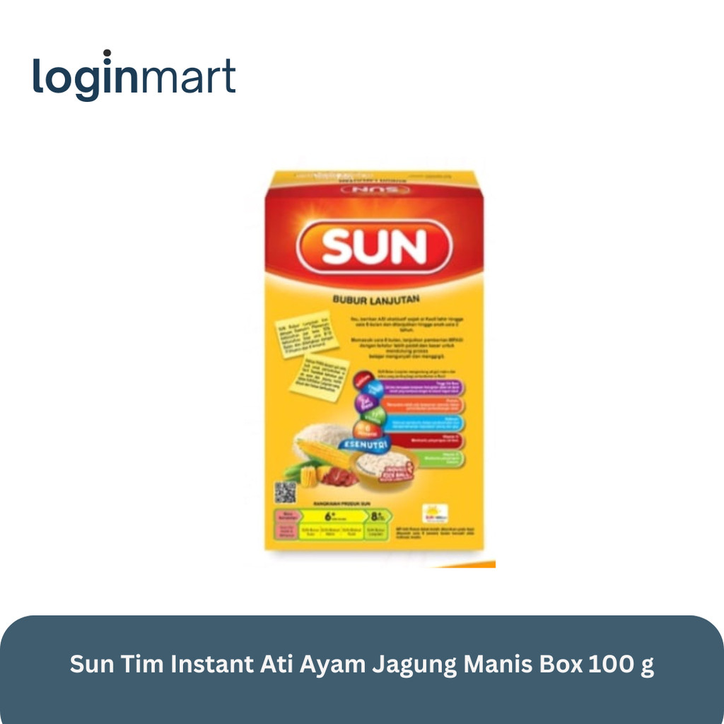 

Sun Tim Instant Ati Ayam Jagung Manis Box 100 g