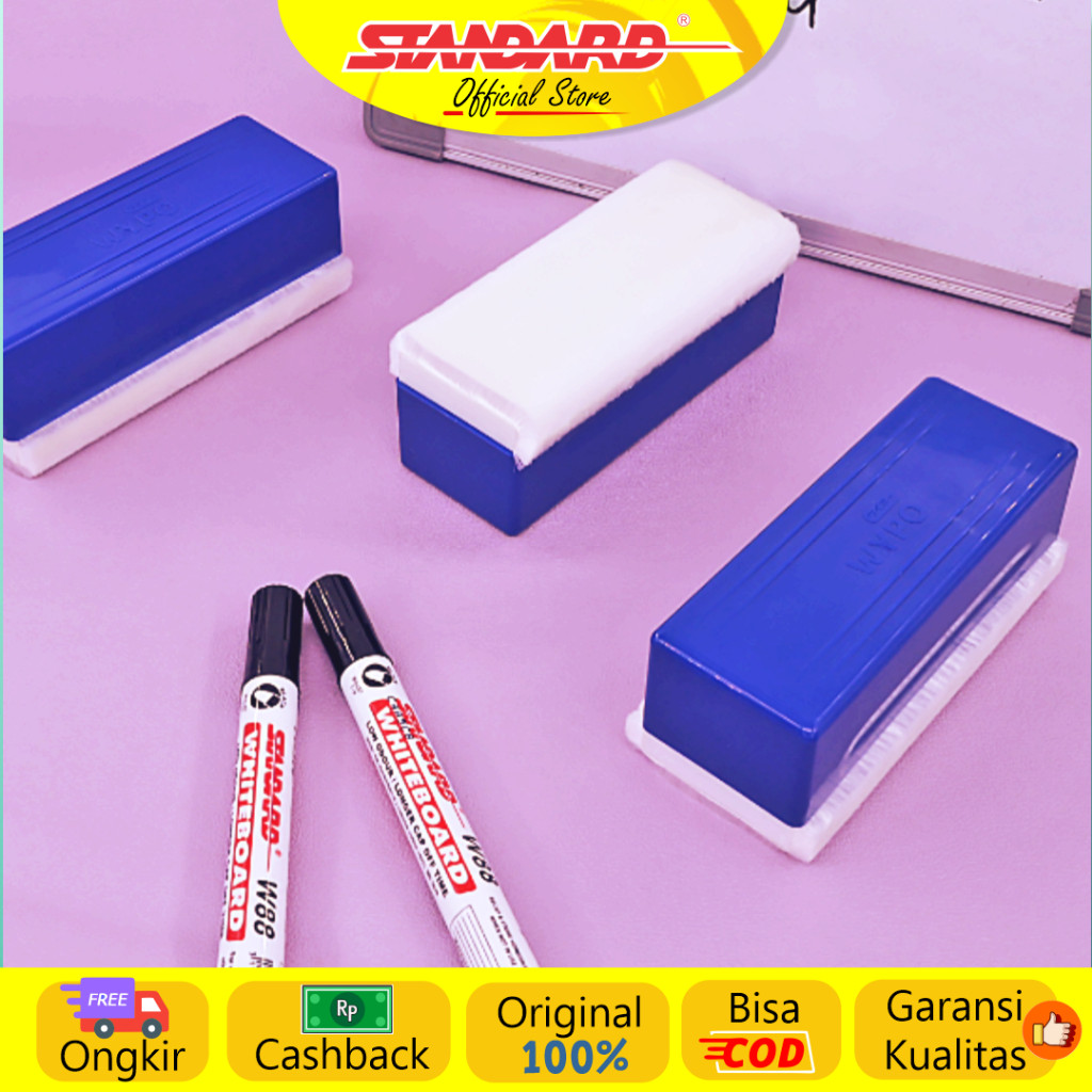

Standard - Wypo Eraser Whiteboard ( Penghapus Papan Tulis Whiteboard )