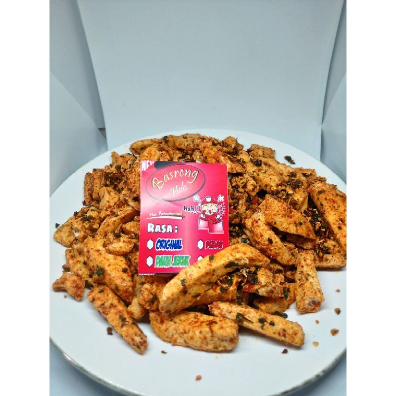 

Basreng Hah pedas daun jeruk 1kg new