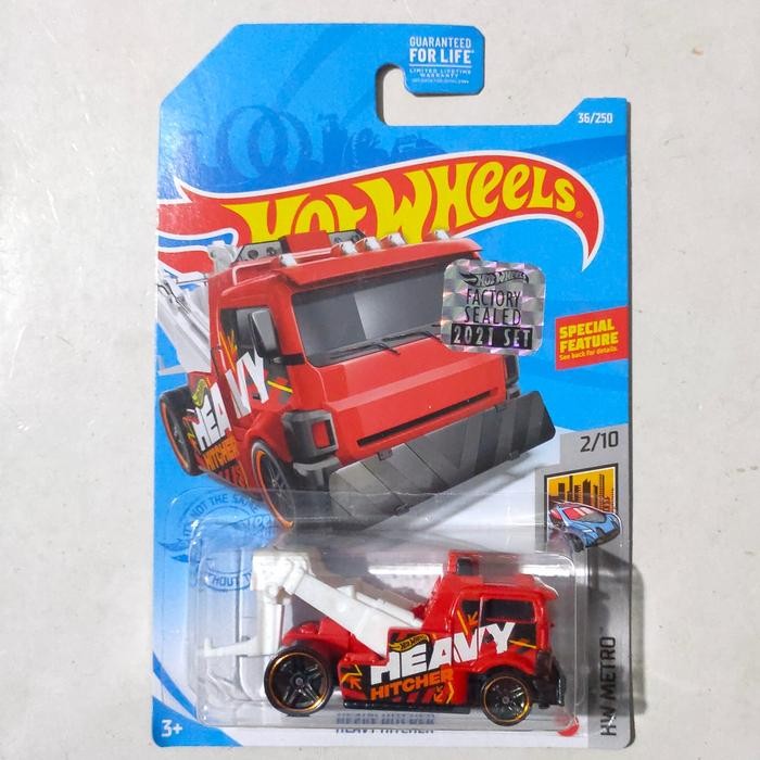 TR99 HW Hot Wheels Heavy Hitcher merah Factory Sealed 2021 Truk Derek