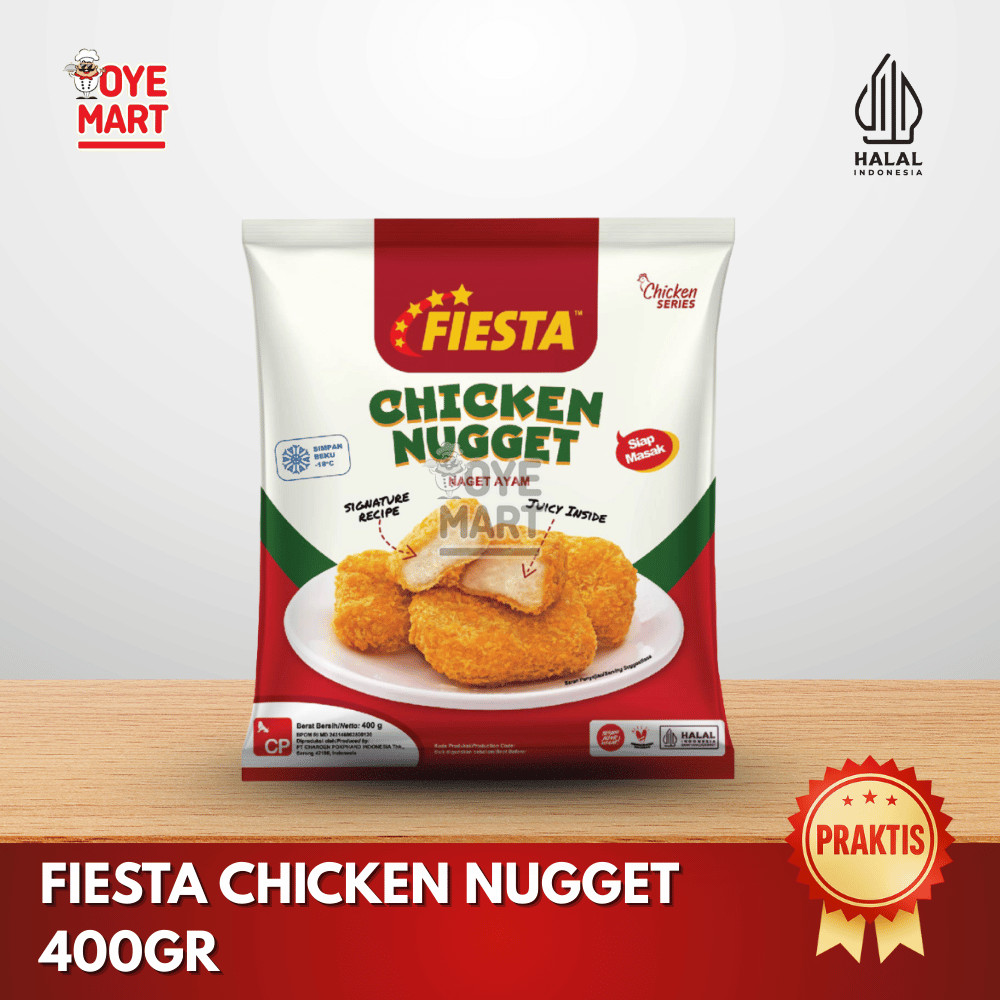 

FIESTA CHICKEN NUGGET 400GR / NAGET AYAM