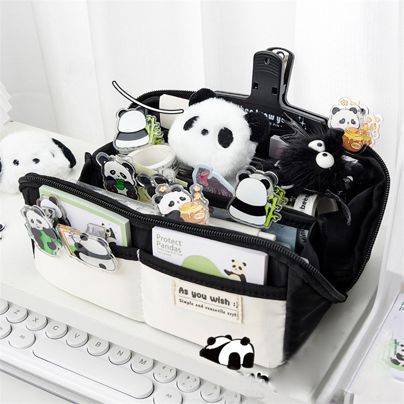

Pencil Case Big Transparent Pen Box Cases Cute Bags Lapicera Estuche Escolar Kalemlik Korean Kawaii Organizer Stationery School