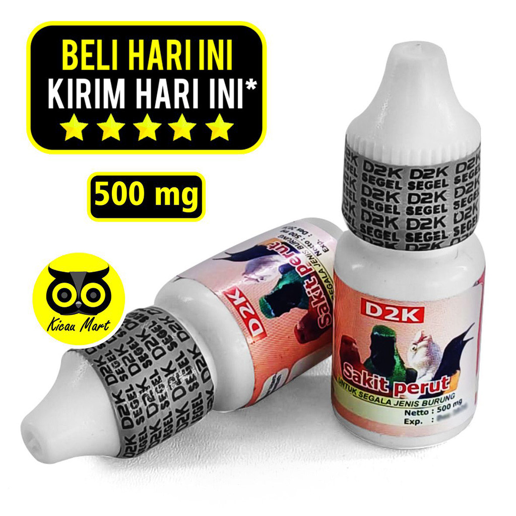 KICAU MART OBAT BURUNG MURAI KACER LOVEBIRD KENARI SAKIT PERUT D2K ATASI DIARE MENCRET BULU NGEMBANG