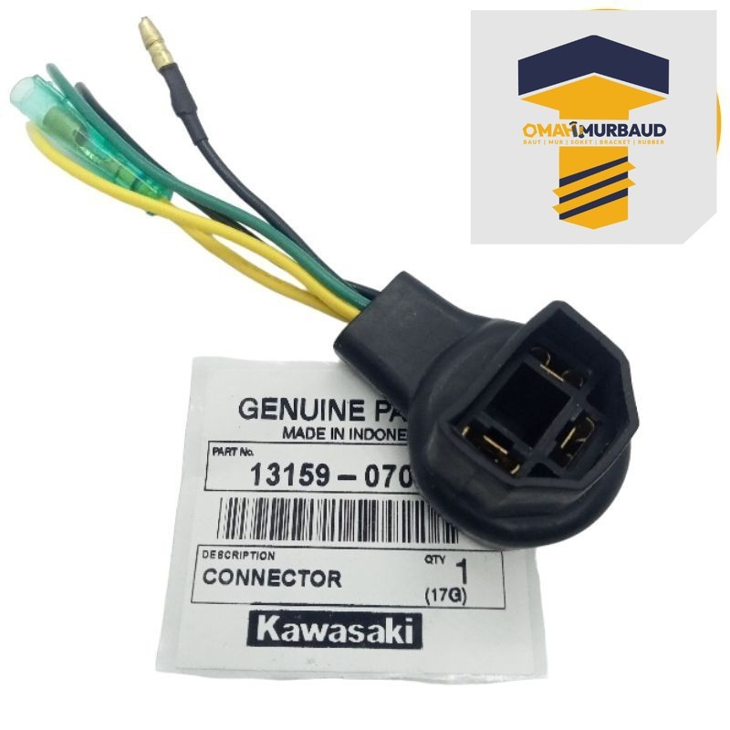Kabel soket lampu depan H4 KAWASAKI NINJA RR NINJA R NINJA 250 KARBU