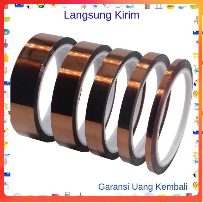 

NIKTO Tape Lakban Heat Resistant High Temp Insulation - 33m x 25mm