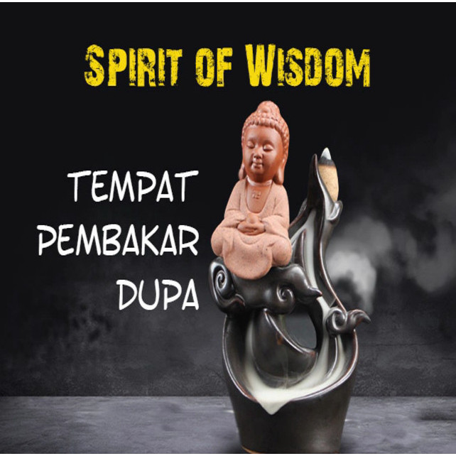 

Best Seller Tempat Pembakar Dupa Aromatherapy Classic Buddha Meditasi (TPA01) - Hitam