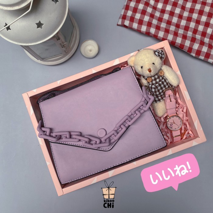 

Best Seller- Kikoochi Ayuma- Hadiah Kado Ulang Tahun Tas Wanita Hampers Anniv Istri - Hijau