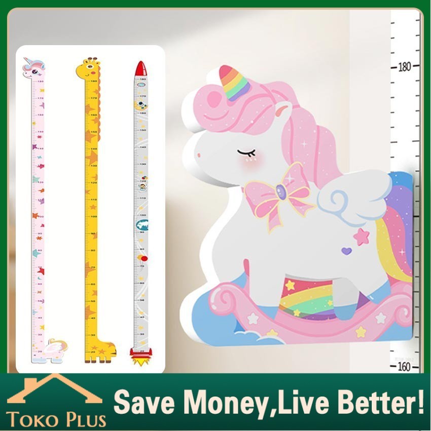 Meteran Pengukur Tinggi Badan Magnet Desain Gambar Menarik Untuk Anak Anak Motif Lucu - Growth Chart
