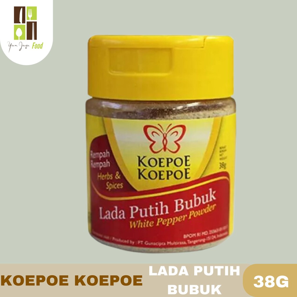 

Koepoe Koepoe Lada Putih Bubuk / Kupu Kupu White Paper 38G