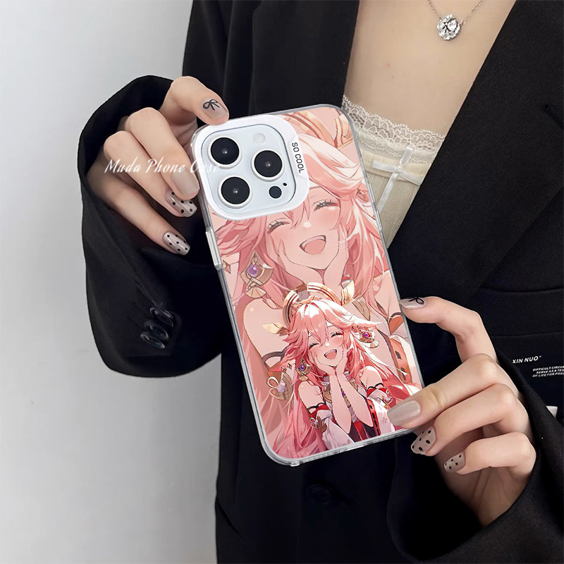 Infinix Case Genshin impact Yae Miko Case Infinix Hot 9 10 11 30 PLAY 30 30I 40 40PRO NOTE 12G96 30 