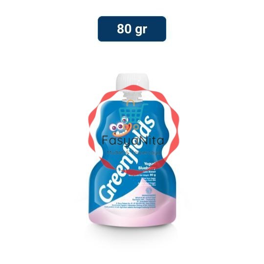 

Greenfields Kids Yogurt Pouch Blueberry 80 gr - Fasyanita Denpasar