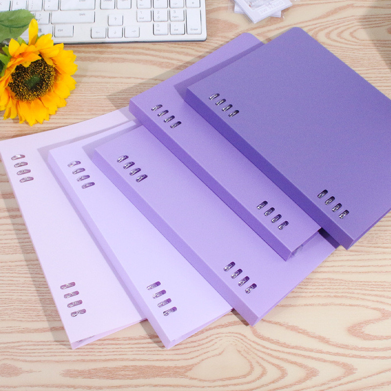 A5 B5 Binder Notebook Buku Tulis Sekolah Binder Kuliah Buku Binder Aesthetic Buku Diary School Stuff