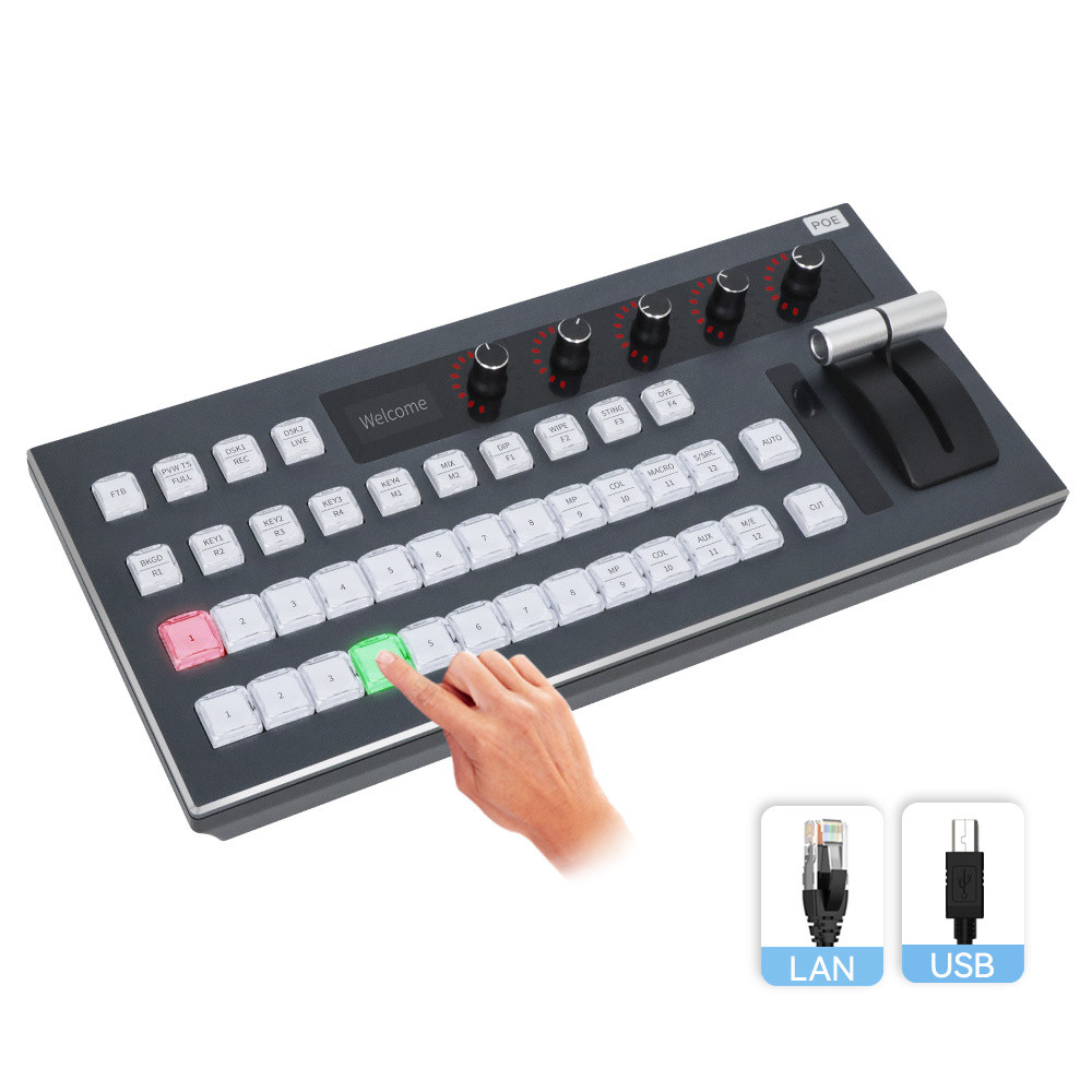 Black Magic ATEM Controller Vmix Console IP USB Tbar Switchboard Live Streaming Control Panel ATEM 1