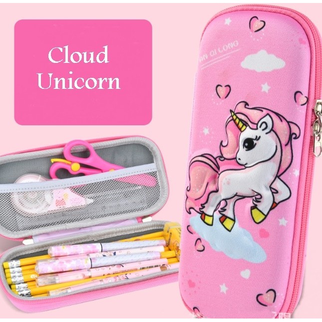 

[New]Best Tempat Pensil Kotak pensil Anak Sekolah TK SD 3D Timbul Hardcase - A