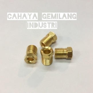 Nepel Kuningan Selang / Pipa 4mm