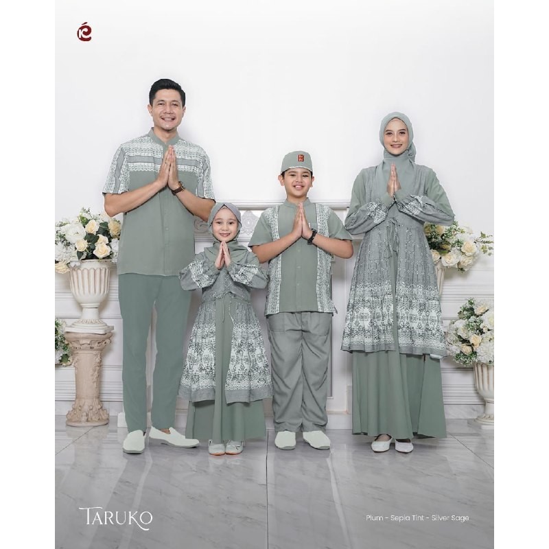 KEKE SARIMBIT KELUARGA TARUKO - COUPLE FAMILY - KEKE BUSANA - SILVER SAGE