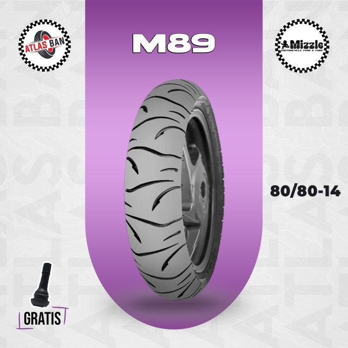 Ban Tubles Motor Matic MIZZLE M89 80/80 Ring 14