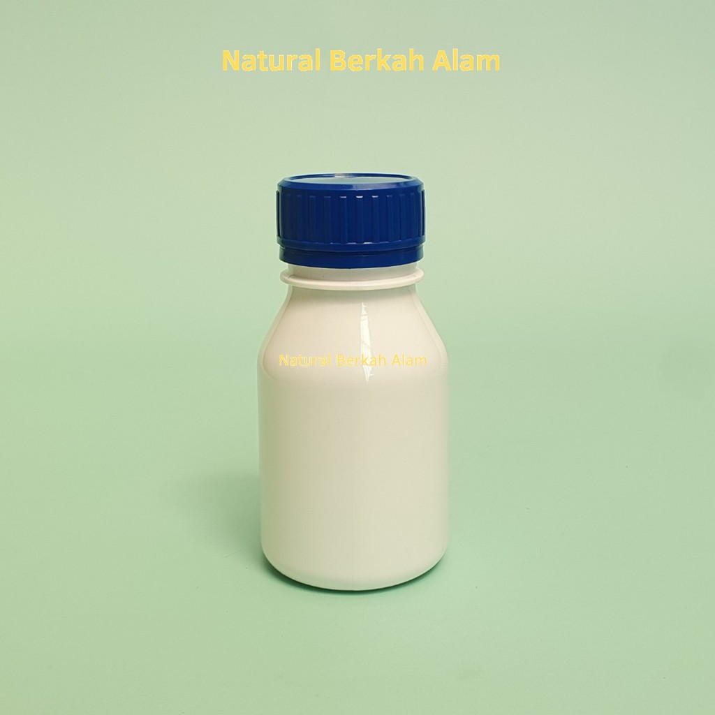 Botol Pet PS 250 ml Putih Segel Kecil / Botol Plastik / Botol Pupuk