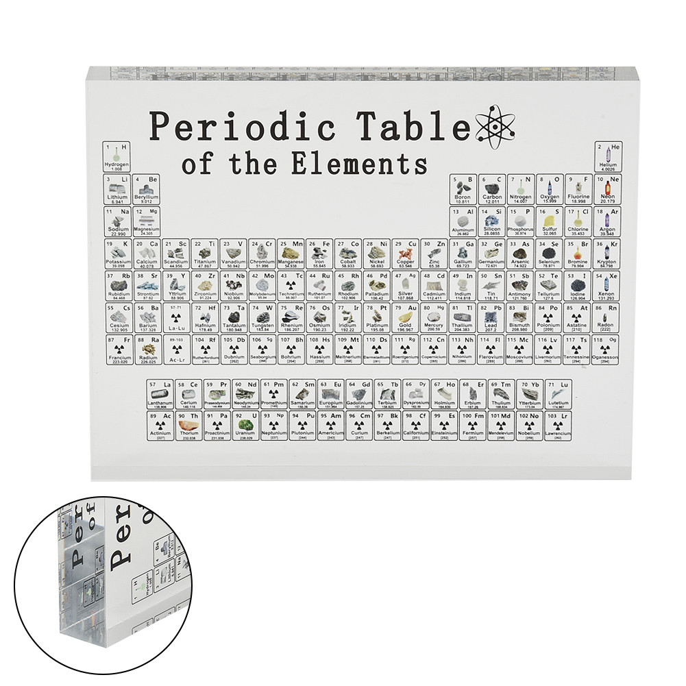 

1 X Periodic Table Of Elements Periodic Table Display With Elements Kids Teaching Teachers Day Gift Acrylic Desks Display