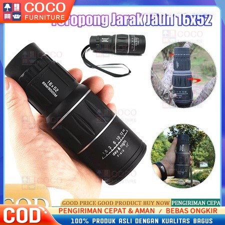 Teleskop Lensa Zoom HP Monokular Teropong Jarak Jauh Peralatan Focus TEROPONG JARAK JAUH 10000 m SIA