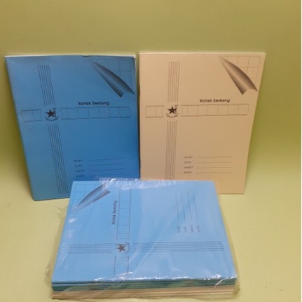 

Buku Tulis / Buku Kotak Sedang Mandarin Merek Bintang