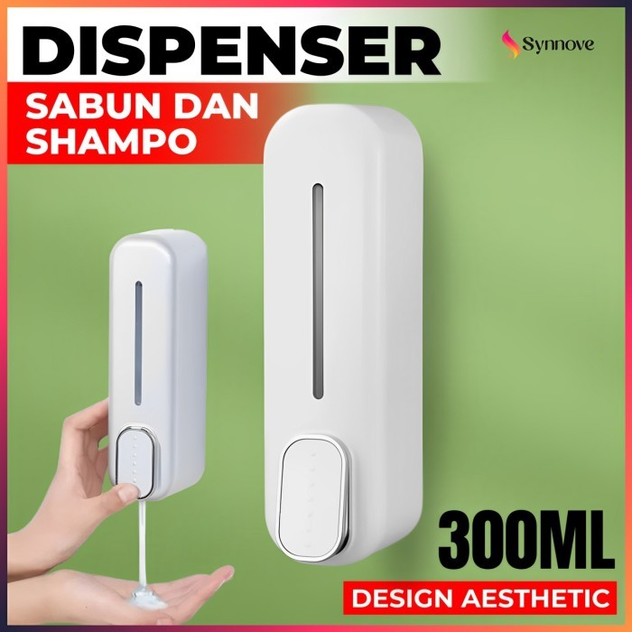 Tempat Sabun Cair Aesthetic 300ml Liquid Soap Dispenser Sabun Cair Tempat Sabun Tempel Dinding Kamar