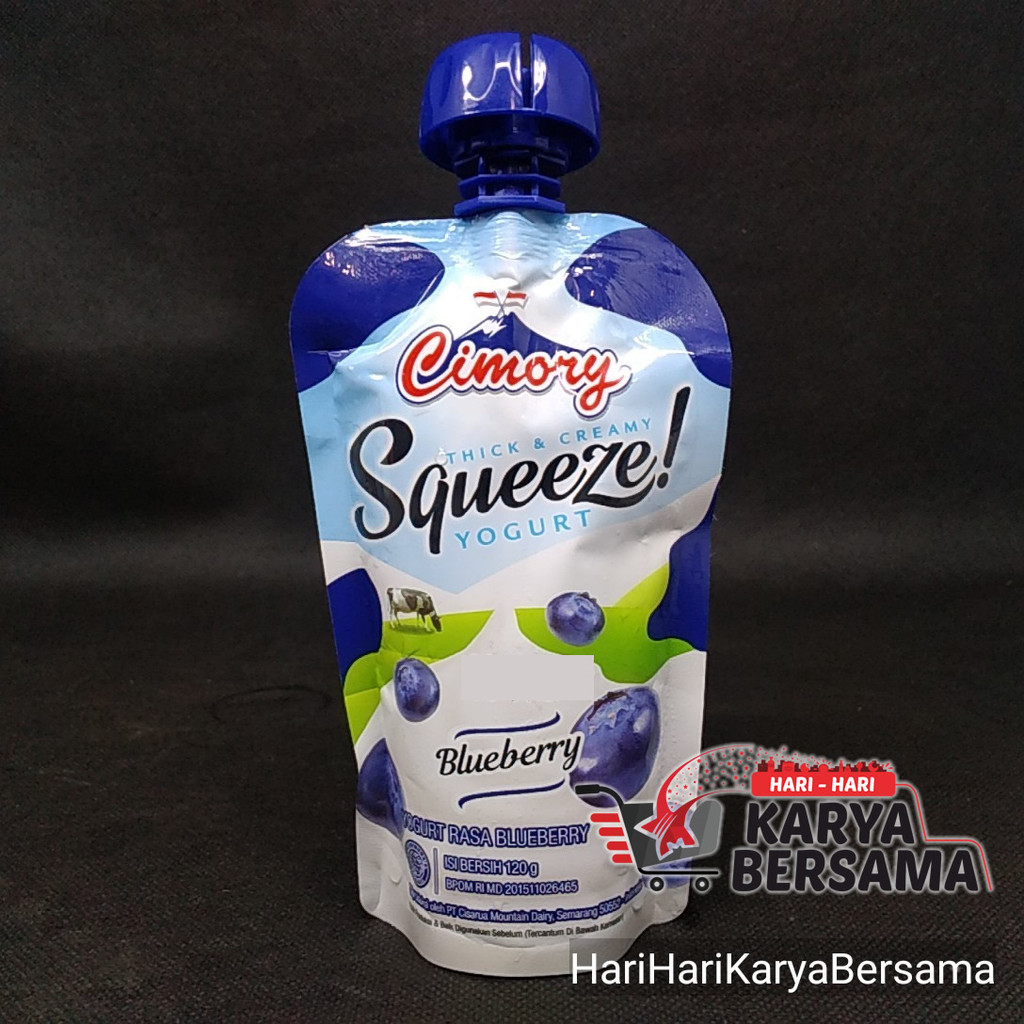 

CIMORY SQUEEZE YOGURT BLUEBERRY 120GR