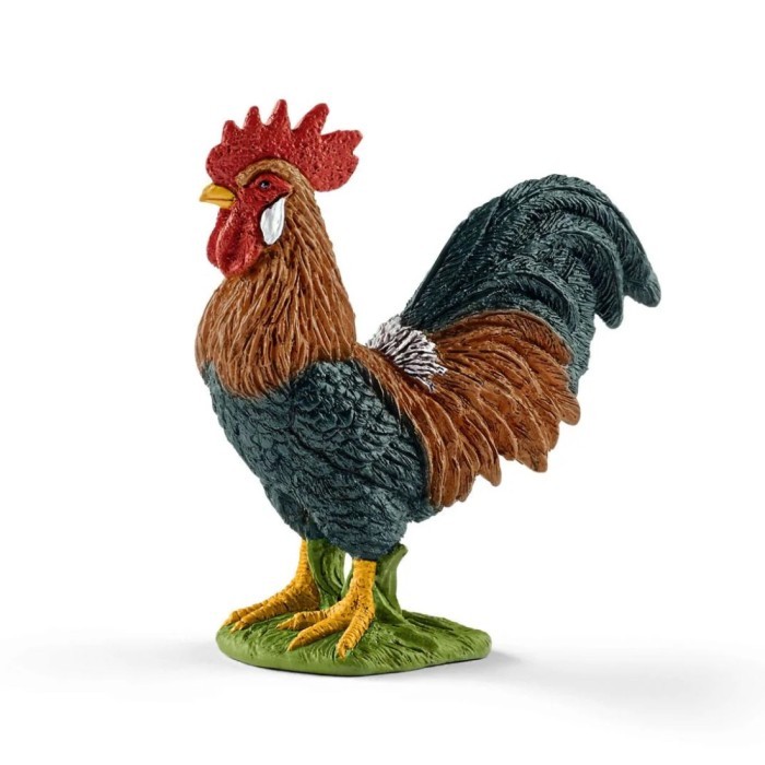 Rooster 13825 Ayam Jantan Chicken Schleich Mainan Anak Animal Toy Figure Binatang Miniature Edukasi 