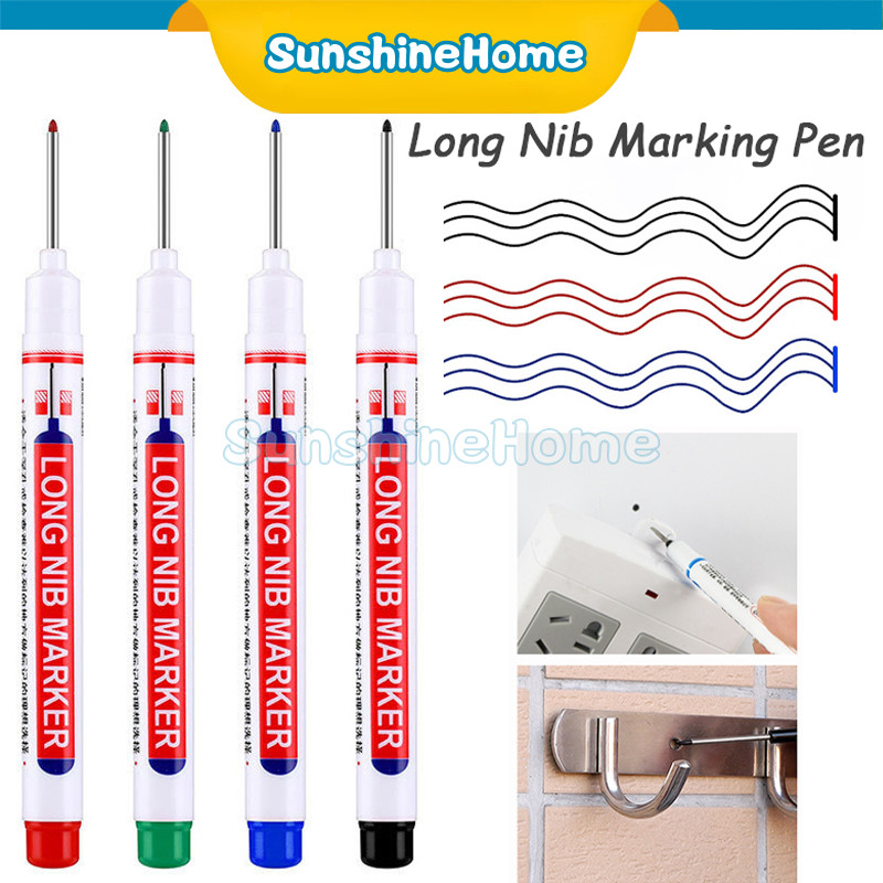 

Spidol Marker Pulpen Kepala Panjang Long Head Anti Air Penanda Besi Kayu Pena Pertukangan