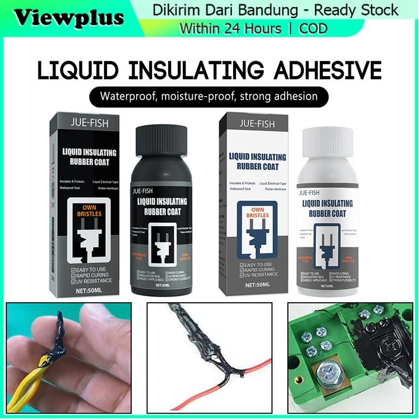 50ML Lem Kabel Listrik Isolasi Cair Silicone Tahan Panas Anti Air Tahan Panas Air Cepat Kering