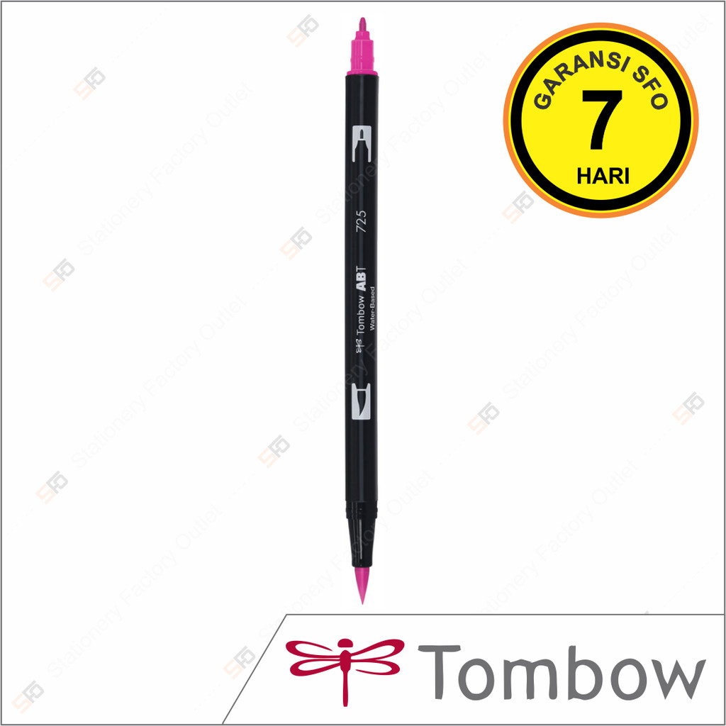 

Dual Brush Pen Tombow 725 - Rhodamine Red - ABT Satuan