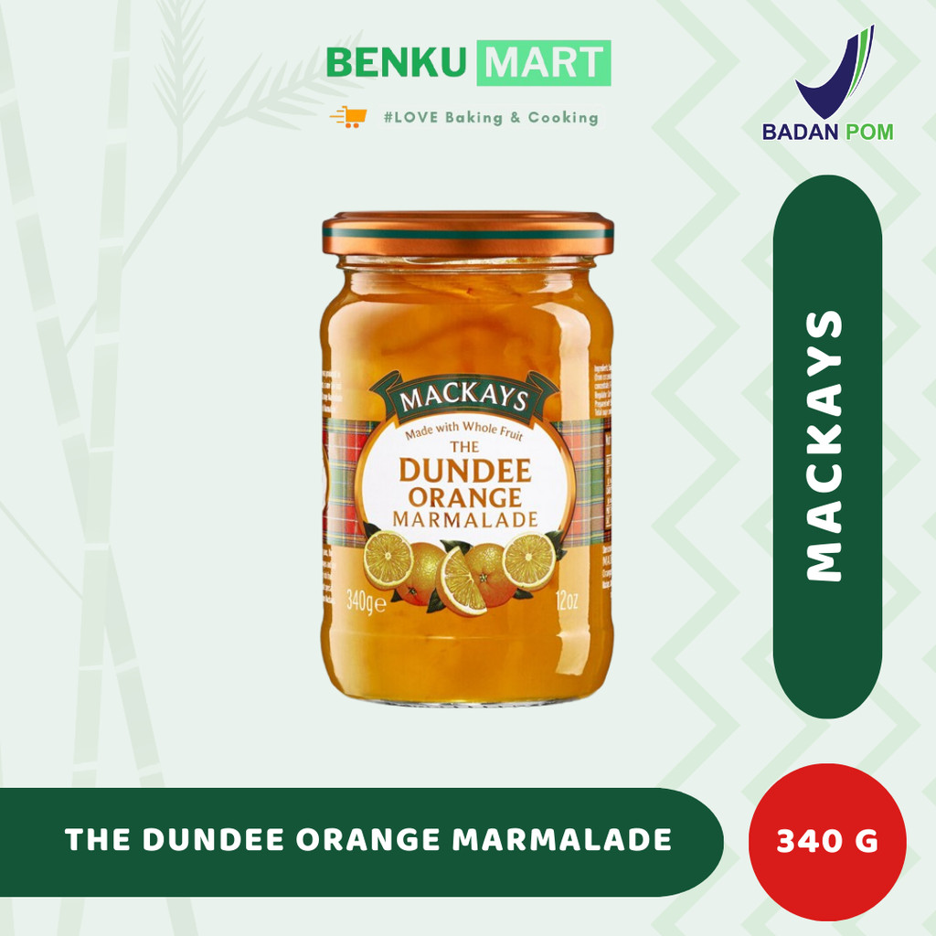 

Mackays Dundee Orange Marmalade Jam 340 gr - Selai Jeruk