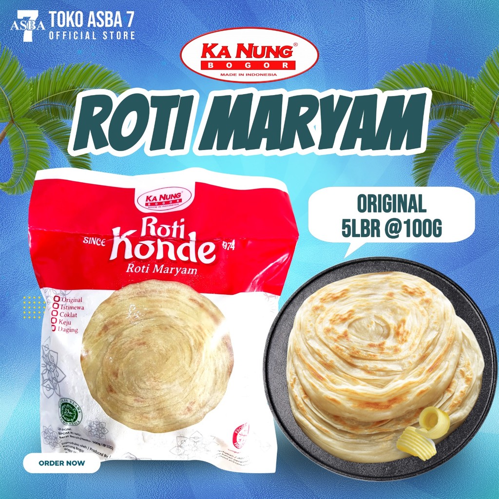 

KA NUNG ROTI MARYAM ORI ISI 5PCS 500GR