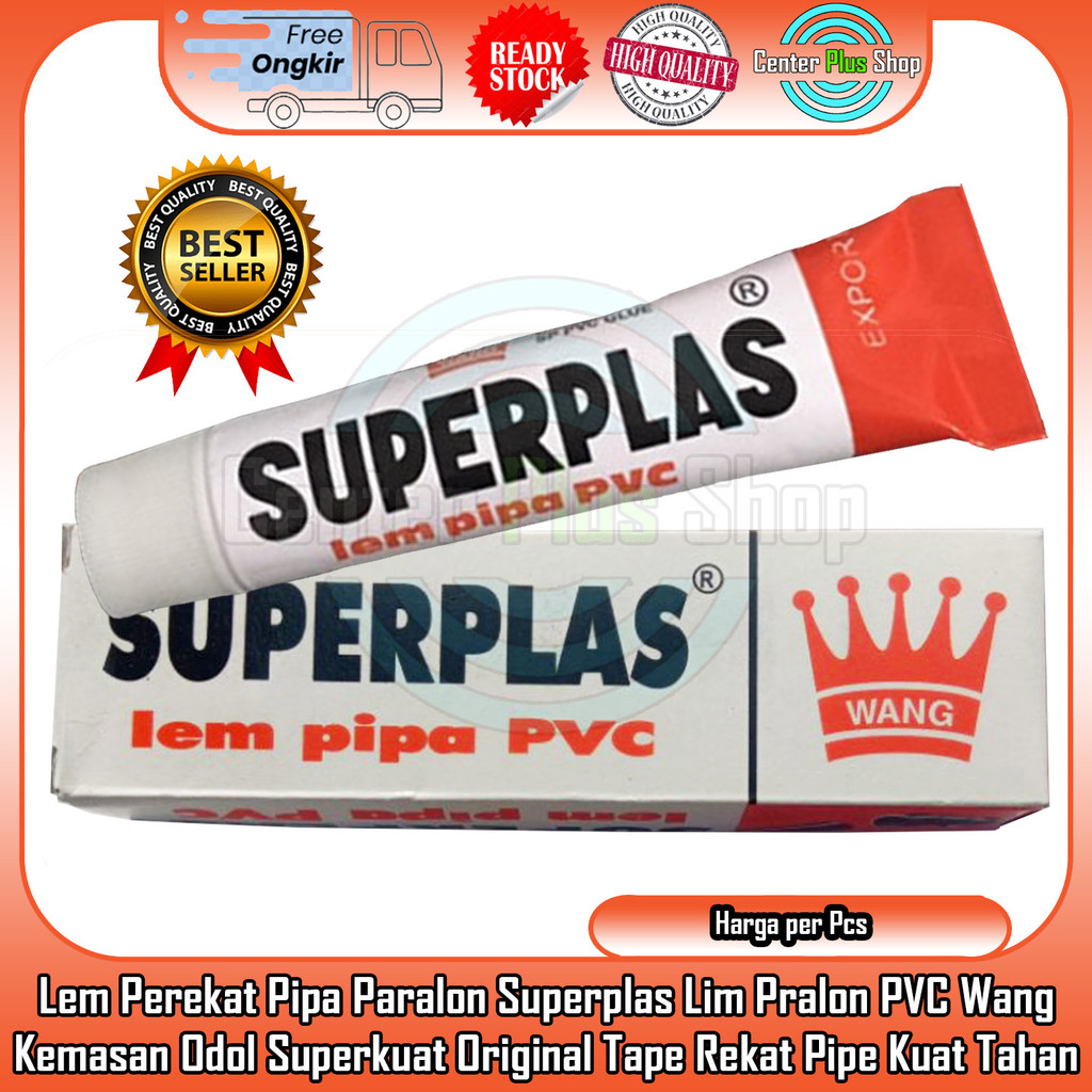 Lem Perekat Rekat Penghubung Penyambung Pipa Paralon Peralon Pvc Superplas Pralon Pvc Kemasan Odol S