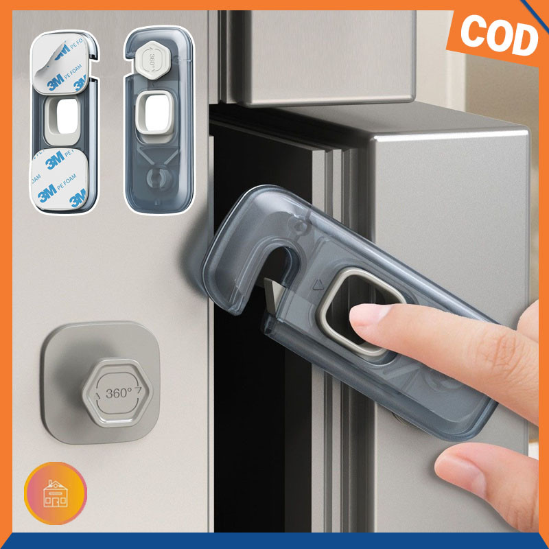 Pengunci Lemari Safety Lock Kunci Lemari Kunci Laci Pengaman Lemari Pengunci Lemari Pengunci Kulkas 