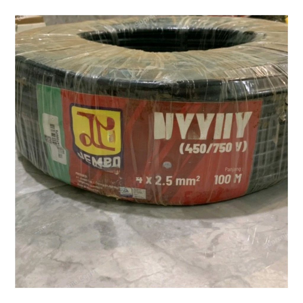 Kabel Listrik NYYHY 4x2,5 4x2.5 Jembo 100 Meter