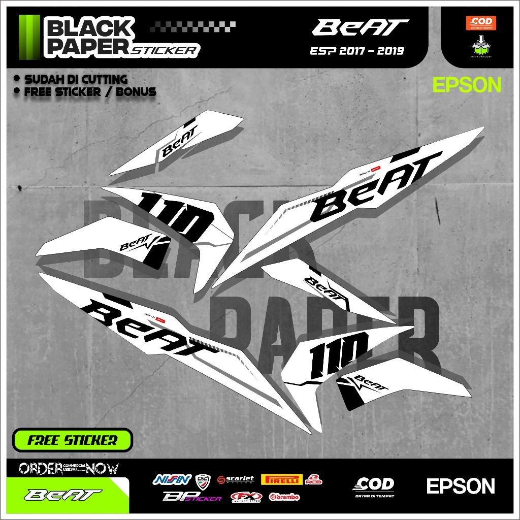 Striping Beat Fi New Esp 2017 2018 2019 SIMPEL ( BT 02 )