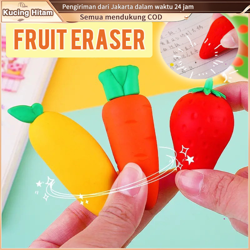 

1PCS Fruits Eraser Penghapus Besar Bersih Penghapus aesthetic Penghapus Buah Lucu
