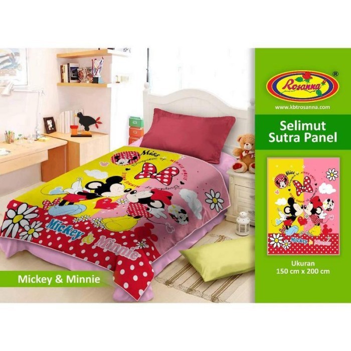 Selimut Rosanna Sutra Panel 150x200 Frozen - rossi