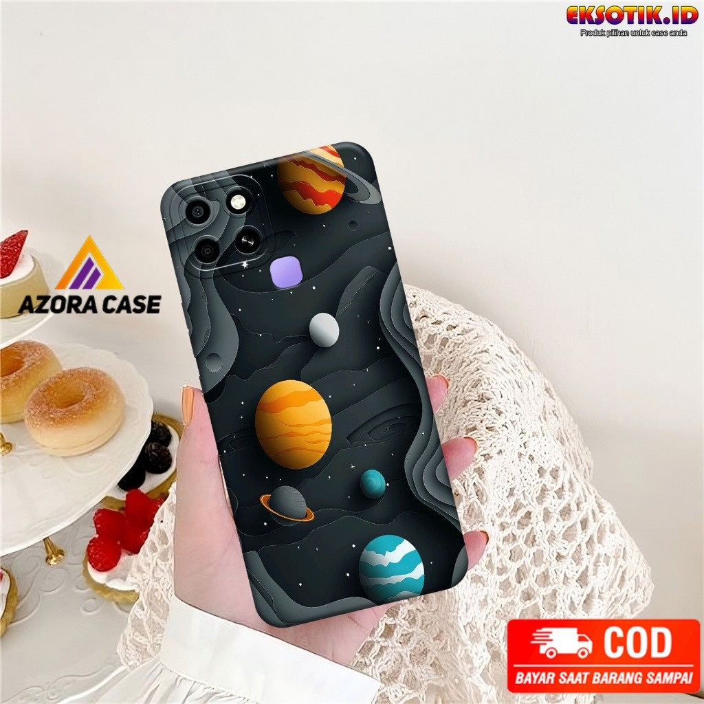 Case Infinix Smart 6 - Casing Infinix Smart 6 - Fashion Case - Silikon Infinix Smart 6  - Motif Kere