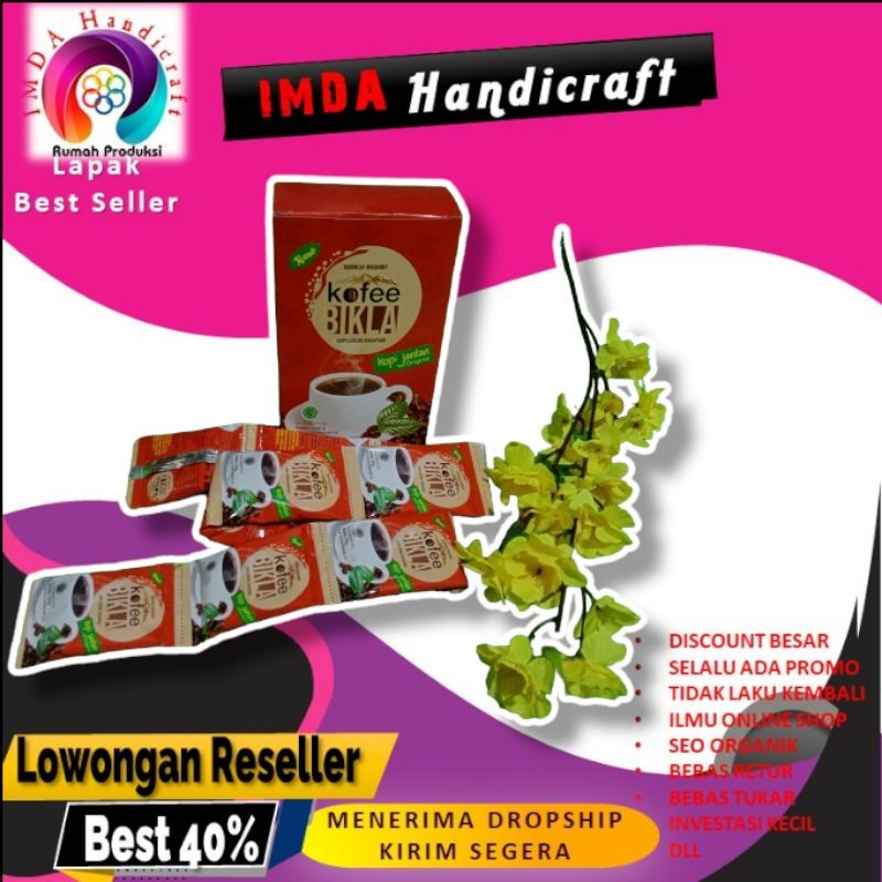

IMRON PRIBADI KOPI BIKLA JANTAN Kopi Pilihan BOX 20 SACHET