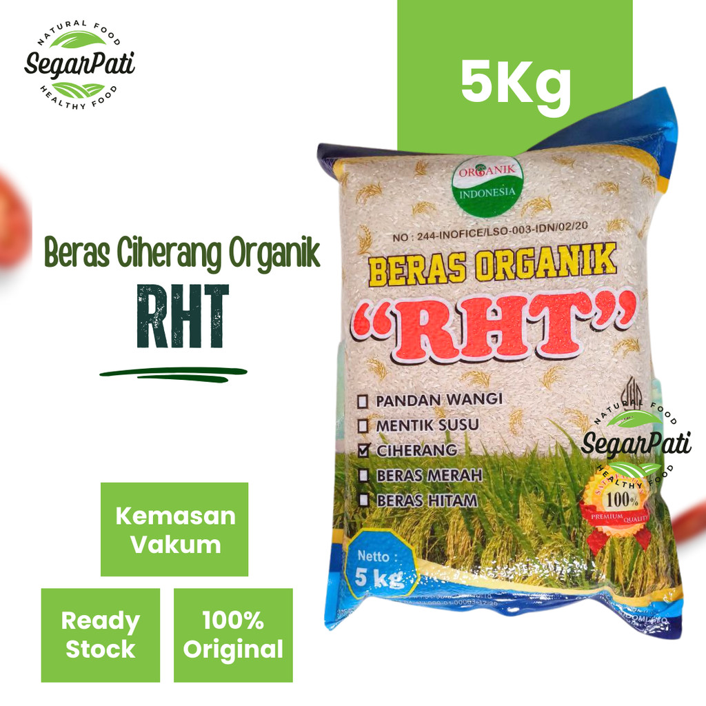 

RB RHT Beras Ciherang Organik Premium 5Kg Bersertifikat